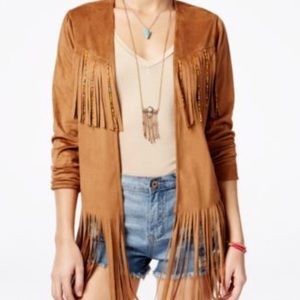 American rag- juniors faux suede jacket (A61